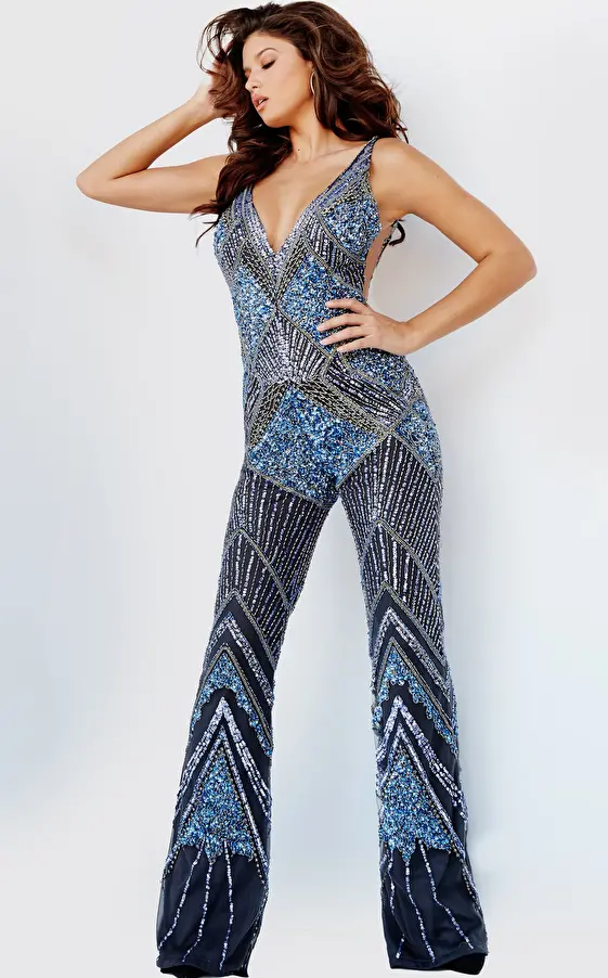 sexy beaded jumpsuit 23736